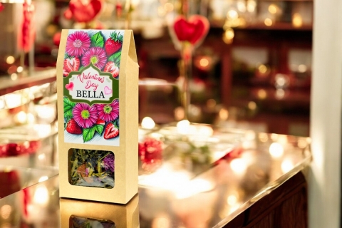 Herbata Biała Na Walentynki BELLA (KT) (25g) Idealna Na Prezent !